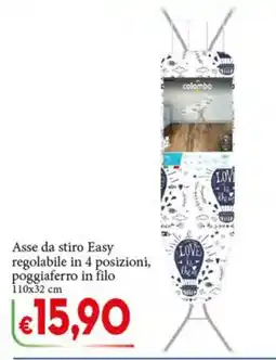 D'Italy Asse da stiro Easy colombo offerta