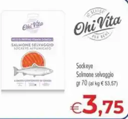 MerSi Supermercati Ohi Vita Sockeye Salmone selvaggio offerta
