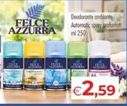 MerSi Supermercati Deodorante ambiente Automatic spray profumati offerta
