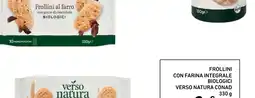 Spazio Conad Frollini al farro con gocce di cioccolato biologici Verso Natura Conad offerta