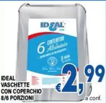 Ideal vaschette con coperchio