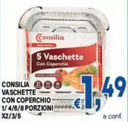 DEM Consilia vaschette con coperchio offerta