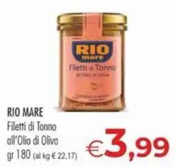 MerSi Supermercati Rio Mare Filetti di Tonno all'Olio di Oliva offerta