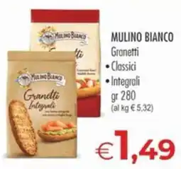 MerSi Supermercati Mulino Bianco Granetti Integrali offerta