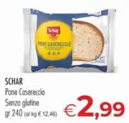 MerSi Supermercati Schar Pane Casereccio Senza glutine offerta