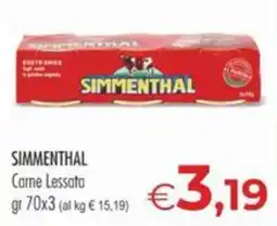 MerSi Supermercati Simmenthal Carne Lessata offerta