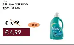 Prezzemolo e Vitale Perlana Detersivo Sport 28 Lav. offerta