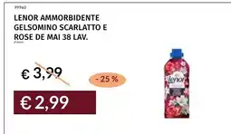 Prezzemolo e Vitale Lenor ammorbidente gelsomino scarlatto e rose de mai offerta