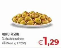 MerSi Supermercati Olive fresche schiacciate nostrane offerta