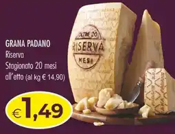 MerSi Supermercati Grana Padano Riserva offerta