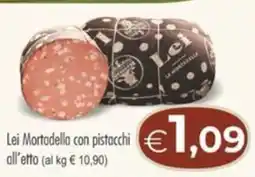 MerSi Supermercati Lei Mortadella con pistacchi offerta
