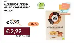 Prezzemolo e Vitale Alce Nero flakes di grano khorasan bio offerta