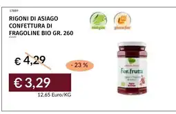 Prezzemolo e Vitale Fiorfrutta confettura di fragoline bio offerta