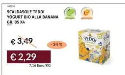 Prezzemolo e Vitale Scaldasole Teddi Yogurt Bio alla Banana offerta