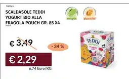 Prezzemolo e Vitale Scaldasole Teddi Yogurt Bio alla Fragola offerta