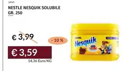 Prezzemolo e Vitale Nestlé Nesquik solubile offerta