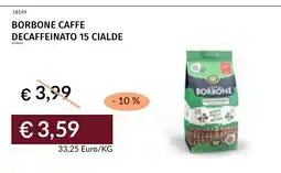 Prezzemolo e Vitale Borbone caffè decaffeinato offerta