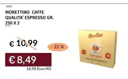 Prezzemolo e Vitale Morettino Caffè Qualità Espresso offerta