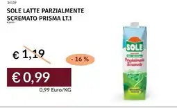 Prezzemolo e Vitale Sole latte parzialmente scremato prisma offerta