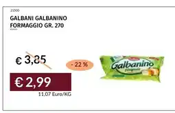 Prezzemolo e Vitale Galbanino formaggio offerta