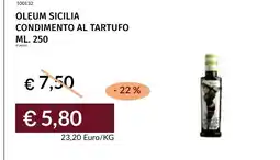 Prezzemolo e Vitale Oleum Sicilia condimento al tartufo offerta