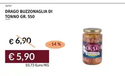 Prezzemolo e Vitale Drago buzzonaglia di tonno offerta