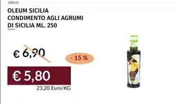 Prezzemolo e Vitale Oleum Sicilia condimento agli agrumi di Sicilia offerta