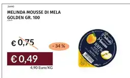 Prezzemolo e Vitale Melinda mousse di mela golden offerta