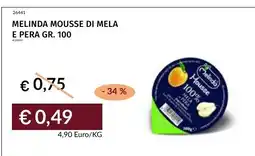 Prezzemolo e Vitale Melinda mousse di mela e pera offerta