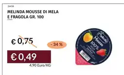 Prezzemolo e Vitale Melinda mousse di mela e fragola offerta