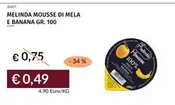 Prezzemolo e Vitale Melinda mousse di mela e banana offerta