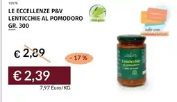 Prezzemolo e Vitale Lenticchie al pomodoro offerta