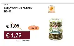 Prezzemolo e Vitale Sacla' capperi al sale offerta