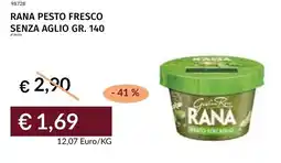 Prezzemolo e Vitale Pesto fresco senza aglio Rana offerta