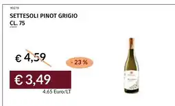 Prezzemolo e Vitale Settesoli Pinot Grigio offerta