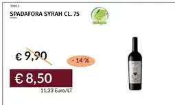 Prezzemolo e Vitale Spadafora Syrah offerta