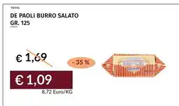 Prezzemolo e Vitale De Paoli burro salato offerta