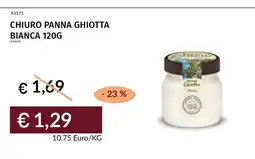 Prezzemolo e Vitale Chiuro panna ghiotta bianca offerta