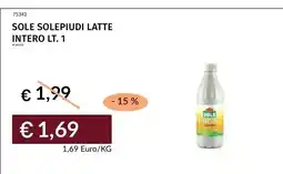 Prezzemolo e Vitale Sole Solepiudi latte intero offerta