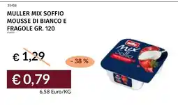Prezzemolo e Vitale Muller mix soffio mousse di bianco e fragole offerta
