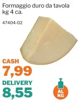 GrosMarket Formaggio duro da tavola offerta