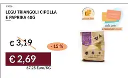Prezzemolo e Vitale Legu triangoli cipolla e paprika offerta