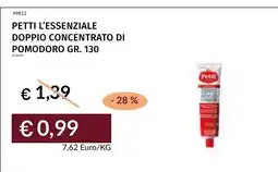 Prezzemolo e Vitale Petti l'essenziale doppio concentrato di pomodoro offerta