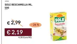 Prezzemolo e Vitale Sole besciamella offerta