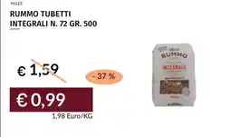 Prezzemolo e Vitale Rummo tubetti integrali offerta