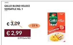 Prezzemolo e Vitale Gallo blond versatile offerta