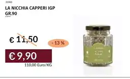 Prezzemolo e Vitale La Nicchia Capperi IGP offerta