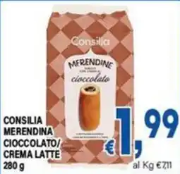 DEM Consilia merendina cioccolato/crema latte offerta