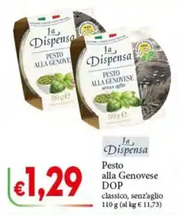 D'Italy Pesto alla Genovese DOP La Dispensa offerta