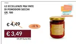 Prezzemolo e Vitale Le eccellenze P&V Pate di pomodori secchi offerta
